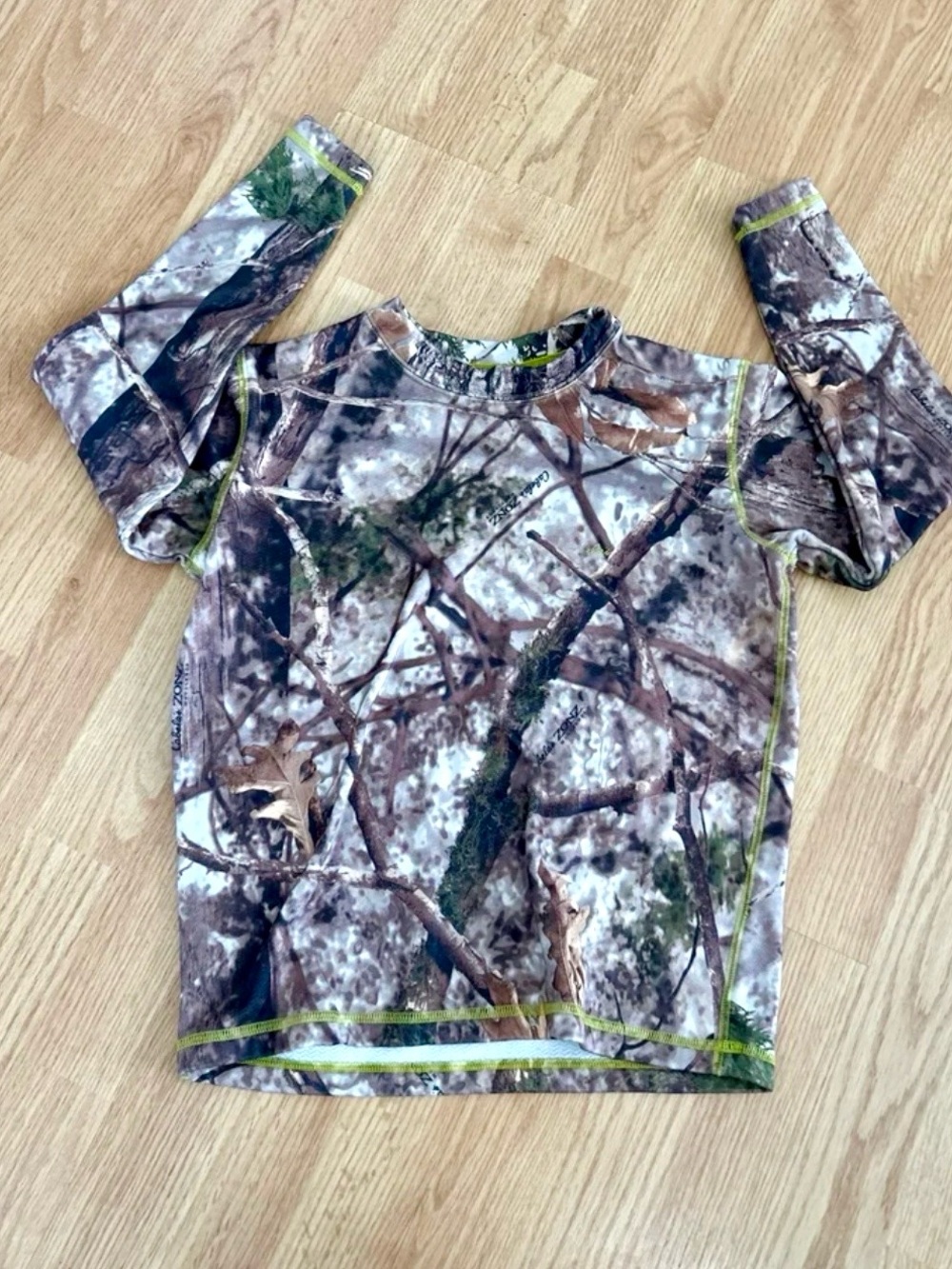 Cabela’s camo shirt youth size small regular long sleeved hunting/fishing